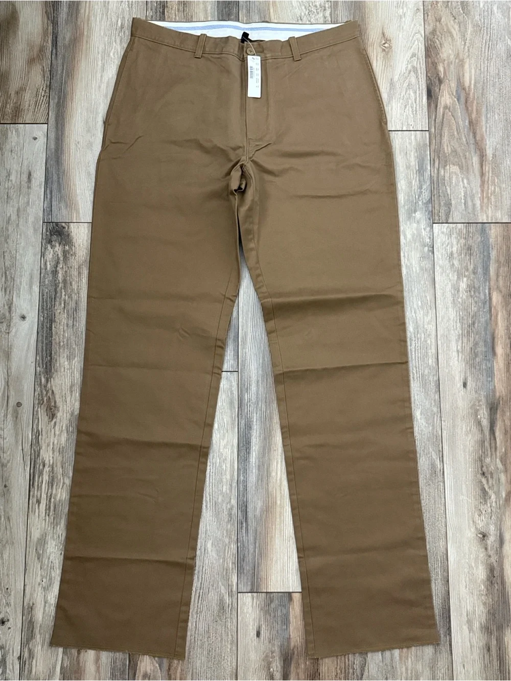 J. Crew Essential Brown Straight-Leg Chinos 100% Cotton